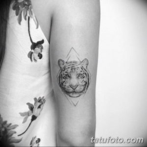 Фото красивые тату тигр 12.08.2019 №048 - beautiful tiger tattoos - tatufoto.com