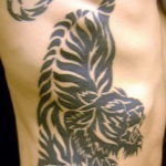 Фото красивые тату тигр 12.08.2019 №078 - beautiful tiger tattoos - tatufoto.com