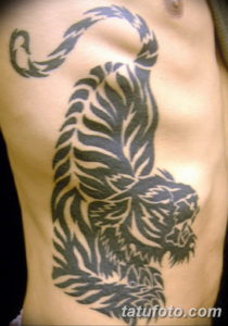 Фото красивые тату тигр 12.08.2019 №078 - beautiful tiger tattoos - tatufoto.com