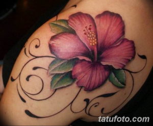 Фото красивые тату цветы 12.08.2019 №005 - beautiful tattoo flowers - tatufoto.com