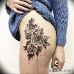 Фото красивые тату цветы 12.08.2019 №007 - beautiful tattoo flowers - tatufoto.com