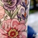 Фото красивые тату цветы 12.08.2019 №008 - beautiful tattoo flowers - tatufoto.com