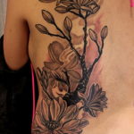 Фото красивые тату цветы 12.08.2019 №013 - beautiful tattoo flowers - tatufoto.com