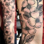 Фото красивые тату цветы 12.08.2019 №016 - beautiful tattoo flowers - tatufoto.com