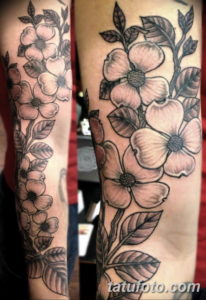 Фото красивые тату цветы 12.08.2019 №016 - beautiful tattoo flowers - tatufoto.com
