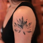 Фото красивые тату цветы 12.08.2019 №020 - beautiful tattoo flowers - tatufoto.com