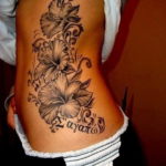 Фото красивые тату цветы 12.08.2019 №033 - beautiful tattoo flowers - tatufoto.com