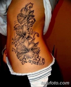 Фото красивые тату цветы 12.08.2019 №033 - beautiful tattoo flowers - tatufoto.com