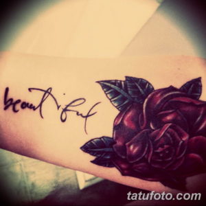 Фото красивые тату цветы 12.08.2019 №044 - beautiful tattoo flowers - tatufoto.com