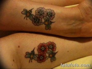 Фото красивые тату цветы 12.08.2019 №045 - beautiful tattoo flowers - tatufoto.com
