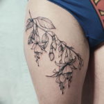 Фото красивые тату цветы 12.08.2019 №049 - beautiful tattoo flowers - tatufoto.com