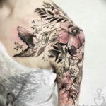 Фото красивые тату цветы 12.08.2019 №050 - beautiful tattoo flowers - tatufoto.com