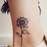 Фото красивые тату цветы 12.08.2019 №056 - beautiful tattoo flowers - tatufoto.com
