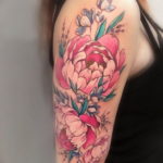 Фото красивые тату цветы 12.08.2019 №058 - beautiful tattoo flowers - tatufoto.com