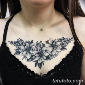 Фото красивые тату цветы 12.08.2019 №064 - beautiful tattoo flowers - tatufoto.com