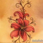 Фото красивые тату цветы 12.08.2019 №065 - beautiful tattoo flowers - tatufoto.com