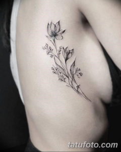 Фото красивые тату цветы 12.08.2019 №071 - beautiful tattoo flowers - tatufoto.com