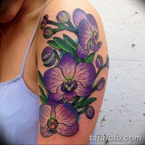 Фото красивые тату цветы 12.08.2019 №074 - beautiful tattoo flowers - tatufoto.com