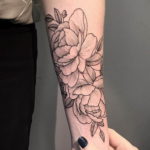 Фото красивые тату цветы 12.08.2019 №085 - beautiful tattoo flowers - tatufoto.com