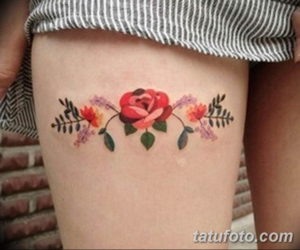 Фото красивые тату цветы 12.08.2019 №089 - beautiful tattoo flowers - tatufoto.com