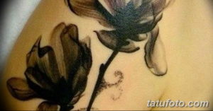 Фото красивые тату цветы 12.08.2019 №090 - beautiful tattoo flowers - tatufoto.com