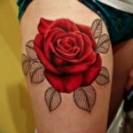 Фото красивые тату цветы 12.08.2019 №093 - beautiful tattoo flowers - tatufoto.com