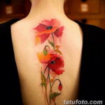 Фото красивые тату цветы 12.08.2019 №095 - beautiful tattoo flowers - tatufoto.com