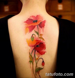 Фото красивые тату цветы 12.08.2019 №095 - beautiful tattoo flowers - tatufoto.com