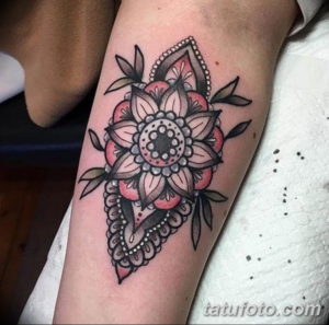 Фото красивые тату цветы 12.08.2019 №099 - beautiful tattoo flowers - tatufoto.com