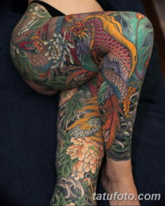 Фото красивые цветные тату 12.08.2019 №001 - beautiful colored tattoos - tatufoto.com