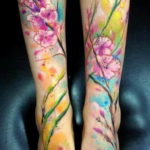 Фото красивые цветные тату 12.08.2019 №002 - beautiful colored tattoos - tatufoto.com