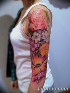 Фото красивые цветные тату 12.08.2019 №007 - beautiful colored tattoos - tatufoto.com