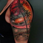 Фото красивые цветные тату 12.08.2019 №022 - beautiful colored tattoos - tatufoto.com