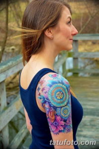 Фото красивые цветные тату 12.08.2019 №027 - beautiful colored tattoos - tatufoto.com