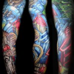 Фото красивые цветные тату 12.08.2019 №039 - beautiful colored tattoos - tatufoto.com