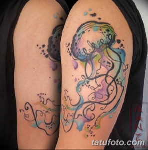 Фото красивые цветные тату 12.08.2019 №056 - beautiful colored tattoos - tatufoto.com