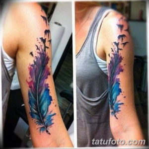 Фото красивые цветные тату 12.08.2019 №066 - beautiful colored tattoos - tatufoto.com