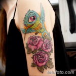 Фото красивые цветные тату 12.08.2019 №084 - beautiful colored tattoos - tatufoto.com