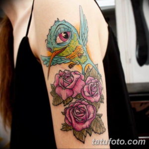 Фото красивые цветные тату 12.08.2019 №084 - beautiful colored tattoos - tatufoto.com