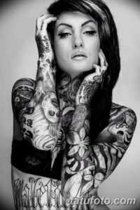 Фото красивые черно белые тату 12.08.2019 №005 - beautiful black and white - tatufoto.com
