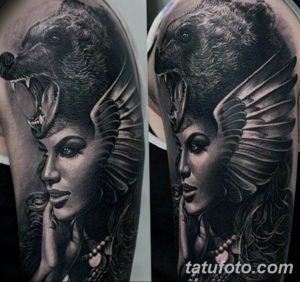 Фото красивые черно белые тату 12.08.2019 №010 - beautiful black and white - tatufoto.com