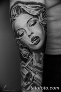 Фото красивые черно белые тату 12.08.2019 №036 - beautiful black and white - tatufoto.com