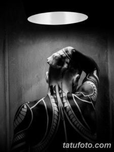 Фото красивые черно белые тату 12.08.2019 №037 - beautiful black and white - tatufoto.com