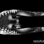 Фото красивые черно белые тату 12.08.2019 №044 - beautiful black and white - tatufoto.com