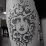 Фото красивые черно белые тату 12.08.2019 №068 - beautiful black and white - tatufoto.com
