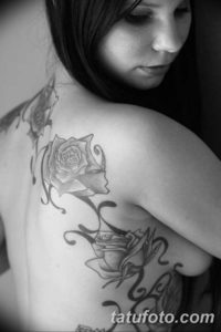Фото красивые черно белые тату 12.08.2019 №091 - beautiful black and white - tatufoto.com