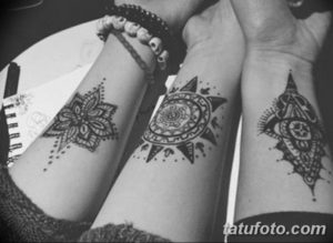 Фото красивые черно белые тату 12.08.2019 №105 - beautiful black and white - tatufoto.com