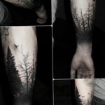 Фото красивые черные тату 12.08.2019 №002 - beautiful black tattoos - tatufoto.com
