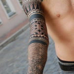 Фото красивые черные тату 12.08.2019 №068 - beautiful black tattoos - tatufoto.com