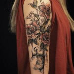Фото красивый рукав тату 12.08.2019 №018 - beautiful sleeve tattoo - tatufoto.com